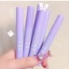 6 Pcs Waterproof Matte Velvet Lip Tint with Cartoon Bunny Print - Long-Lasting Liquid Lipstick