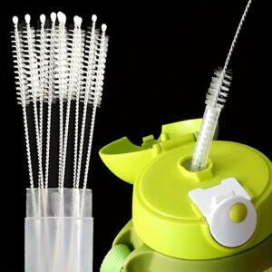 3-pack stainless steel straw brushes for cleaning reusable straws