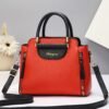 Elegant women's tote bag 2024, large capacity PU leather handbag with shoulder strap, zip closure, oil-edged design, solid color, anti-stain polyester lining.
