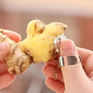 Stainless Steel Ginger Grater Set for finely grating fresh ginger and spices