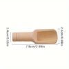 12pcs wooden mini spice scoops, versatile small spoons for sugar, tea, coffee, and condiments.