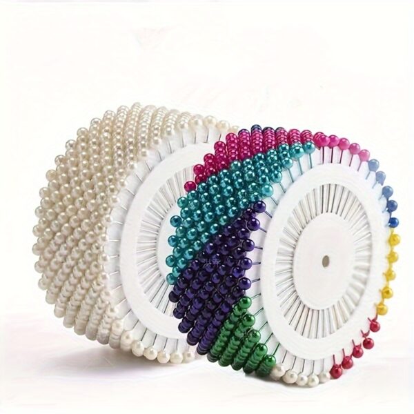 40pcs Multicolor Bead Needle Craft Set with Instructions for Embroidery, Sewing & DIY Jewelry Making.