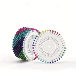 40pcs Multicolor Bead Needle Craft Set with Instructions for Embroidery, Sewing & DIY Jewelry Making.