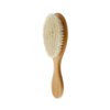 Wooden Hair Brush Comb with Soft Bristles - Gentle Detangling, Head Massaging, and Scalp Stimulation, Ergonomic Design