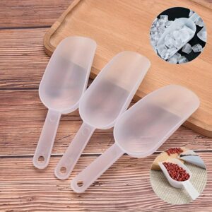 Premium plastic scoop set available in 1, 2, or 5 pieces for easy portioning and serving.