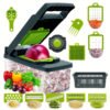 4pcs Multifunctional Vegetable Chopper Set for quick and easy vegetable cutting and dicing.