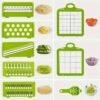 4pcs Multifunctional Vegetable Chopper Set for quick and easy vegetable cutting and dicing.