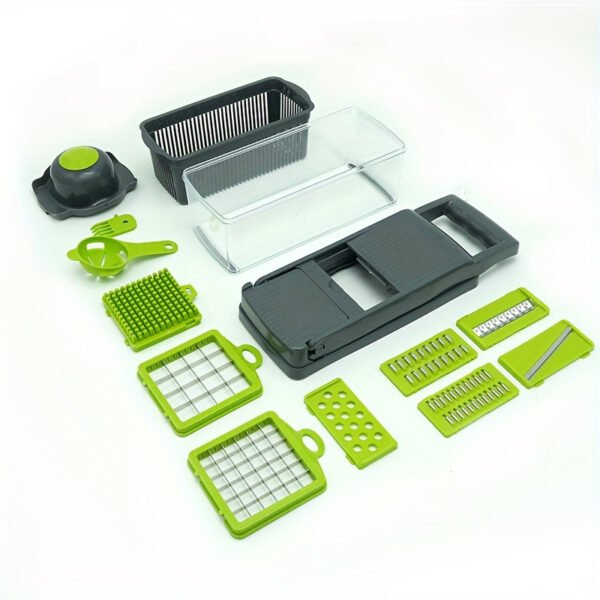 4pcs Multifunctional Vegetable Chopper Set for quick and easy vegetable cutting and dicing.