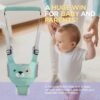 Baby walking harness with handheld assistant belt, detachable crotch, safety harness for toddlers, walking learning helper, perfect gift for Christmas, Halloween, or Thanksgiving.
