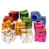 12pcs 2.5cm foam Christmas tree pendants, perfect for decorating trees, gift bags, and homes for Christmas 2024.