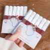6pcs/set lip glaze matte velvet lipstick set with long-lasting, fade-resistant lip mud texture, ideal for students.