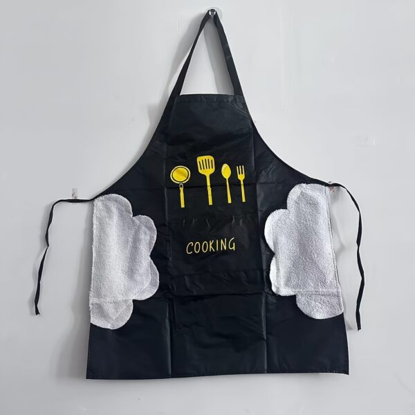 Waterproof and oil-resistant kitchen apron for ultimate protection while cooking and baking.