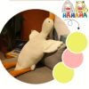 1pc Contemporary White Goose Plush Pillow Toy - 100% Animal Themed Cuddly Doll, Machine Washable, Non-Woven Fabric