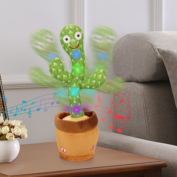 Interactive Talking & Singing Cactus Plush Toy - Dancing, Glowing, Repeats What You Say - Perfect for Gifts