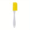 Single silicone spatula butter cream scraper with a flexible, non-stick surface for smooth spreading.