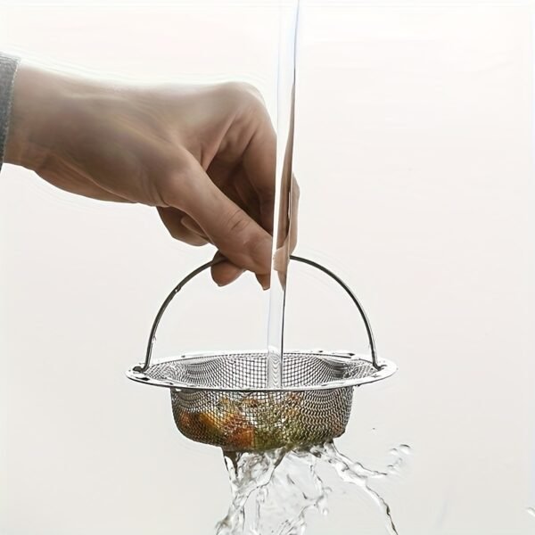 Stainless Steel Kitchen Sink Strainer for preventing clogs and filtering debris in kitchen sinks
