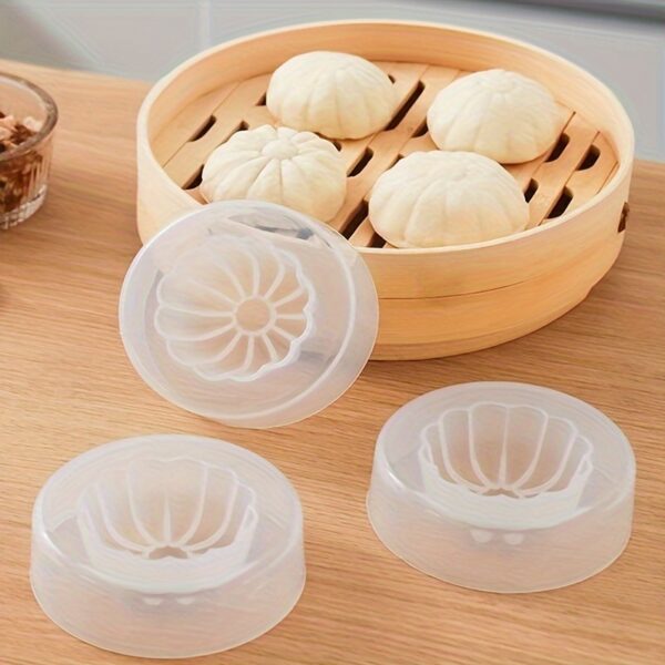 1/5pcs baozi artifact steamed bun dumpling wrapper lace mold, manual kitchen gadget for making pasta and dumplings.