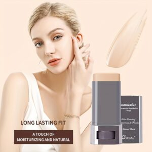 Full Coverage Matte Concealer Stick - Effective for Dark Circles & Blemishes, Brightening, Long-Lasting, Portable for Daily Use.