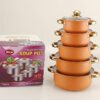 0pcs Durable Non-Stick Cookware Set for easy cooking and effortless cleanup.