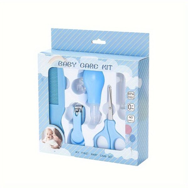 5pcs Youngsters Care Kit for 0-3 Years - Gentle Nail Clippers, Comb & Scissors Set in Safe PP Material for Babies