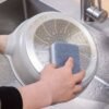 5-piece double-sided nylon magic scrubbing sponges for tough cleaning tasks