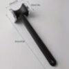 Zinc alloy meat hammer, metal meat mallet, a durable and effective meat tenderizer tool for kitchen use.