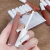 6pcs/set lip glaze matte velvet lipstick set with long-lasting, fade-resistant lip mud texture, ideal for students.