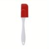 Single silicone spatula butter cream scraper with a flexible, non-stick surface for smooth spreading.