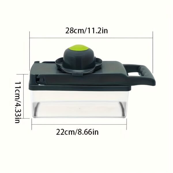 4pcs Multifunctional Vegetable Chopper Set for quick and easy vegetable cutting and dicing.