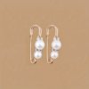2pcs/set faux pearl pants waist pin, trousers waist pin, waist circumference change fixed brooch for adjustable fit and style.