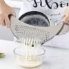 Stainless Steel Kitchen Strainer & Water Separator for efficient draining and separating liquids from solids