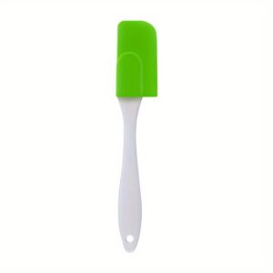 Single silicone spatula butter cream scraper with a flexible, non-stick surface for smooth spreading."