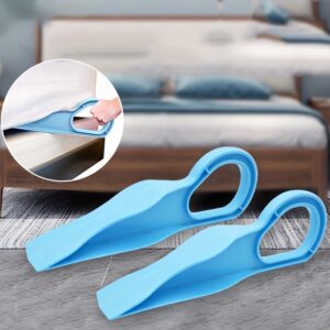 2-Pack Easy Lift Mattress Lifter Tool, Bed Sheet Tucking Helper, Plastic Bed Making Aid, Simplified Bedding Accessory for Home Use