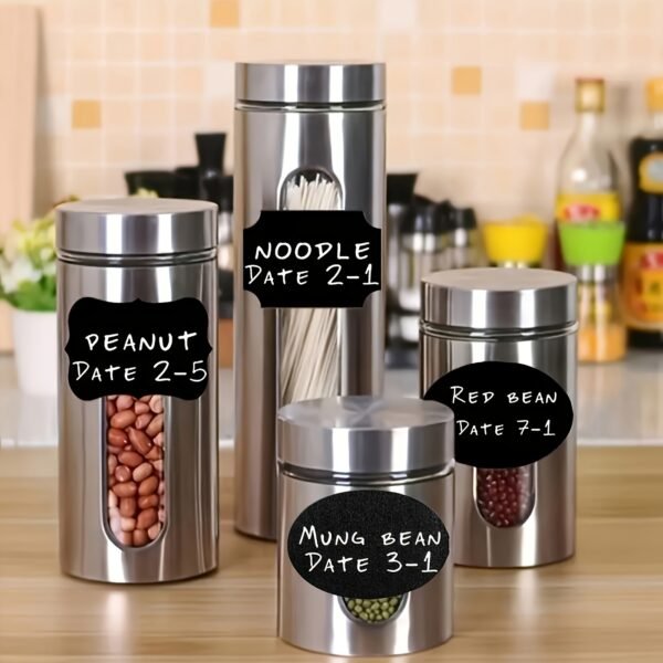 32-piece food storage set with lids, designed for organizing and storing food efficiently. Reusable and stackable.
