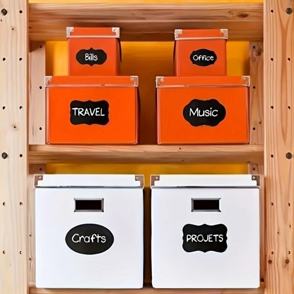 32-piece food storage set with lids, designed for organizing and storing food efficiently. Reusable and stackable.