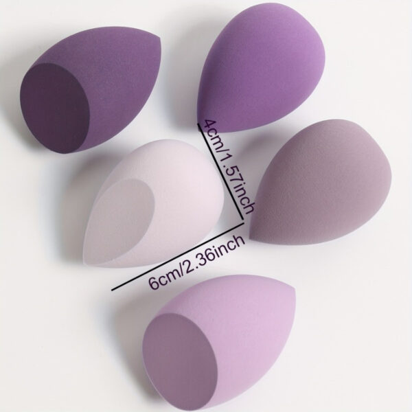 Colorful Makeup Sponge Set - Alcohol-Free Dual-Use Wet & Dry Beauty Blender for Foundation, BB Cream, Powder