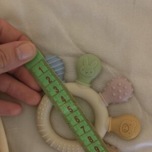 BPA Free Baby Silicone Teether - Cute Teething Ring Toy for Boys and Girls, Soft Texture for Baby's Teething Relief