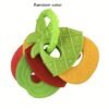 Fruity teething toys for babies made from ABS resin, color randomly selected, suitable for ages 0-3.
