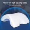 Ultra-Soft Memory Foam Pillow with Removable Cover, Ideal for Side and Back Sleeping, Perfect for Naps, Office Use, and Travel