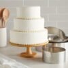 Stainless Steel Cake Rings Set of 3 for precise cake shaping and professional baking.