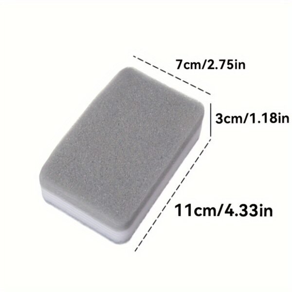 5-piece double-sided nylon magic scrubbing sponges for tough cleaning tasks