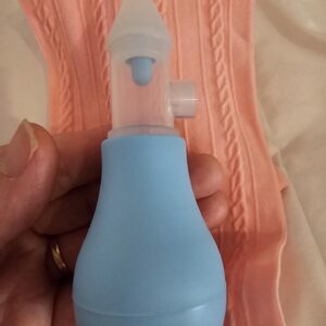 1pc Baby Nasal Aspirator - Silicone Pump Type Newborn Snot Cleaner, Baby Essentials for Halloween, Thanksgiving, and Christmas Gifts