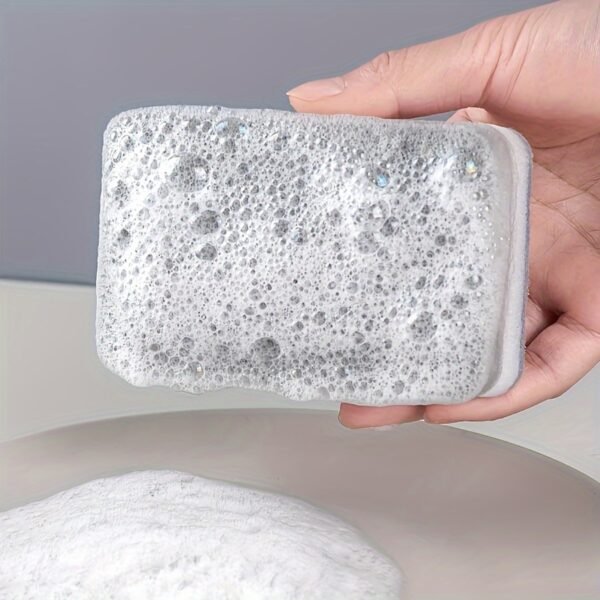 5-piece double-sided nylon magic scrubbing sponges for tough cleaning tasks