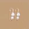 2pcs/set faux pearl pants waist pin, trousers waist pin, waist circumference change fixed brooch for adjustable fit and style.