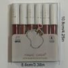 6pcs/set lip glaze matte velvet lipstick set with long-lasting, fade-resistant lip mud texture, ideal for students.