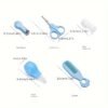 5pcs Youngsters Care Kit for 0-3 Years - Gentle Nail Clippers, Comb & Scissors Set in Safe PP Material for Babies