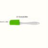 Single silicone spatula butter cream scraper with a flexible, non-stick surface for smooth spreading.