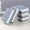 5-piece double-sided nylon magic scrubbing sponges for tough cleaning tasks