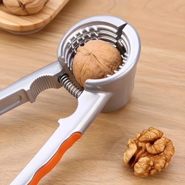 Creative walnut cracker tool, durable nut shell opener for walnuts, ideal kitchen accessory for nut lovers.