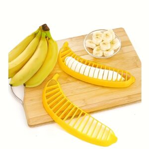 Multifunctional manual fruit slicer and cutter for easy, precise slicing of fruits and vegetables.